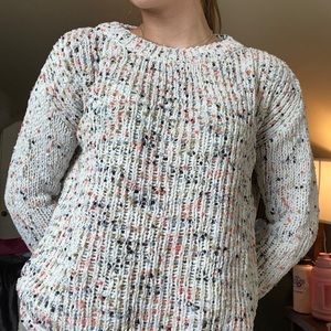 multi colored sweater